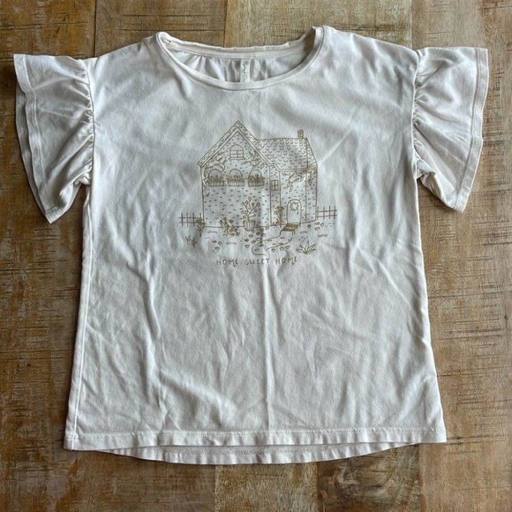 Rylee + Cru girls tee size 8-9yr